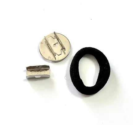 Основа для заколки + резинка, 10 шт.