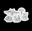 Молд силиконовый "Лесной набор №4" от @x.stitching_