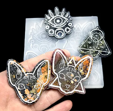 Молд силиконовый "Египет" с гравировкой от @x.stitching_
