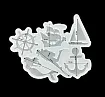 Молд силиконовый "Набор морской"