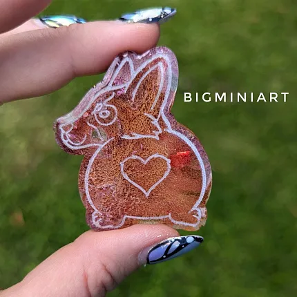 Молд силиконовый "Корги" от @x.stitching_