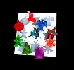 Молд силиконовый "Набор новогодних игрушек"