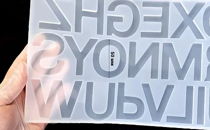 Молд силиконовый "Алфавит (Английский)"