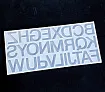Молд силиконовый "Алфавит (Английский)"