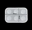 Молд силиконовый "Подставка для 6 яиц"
