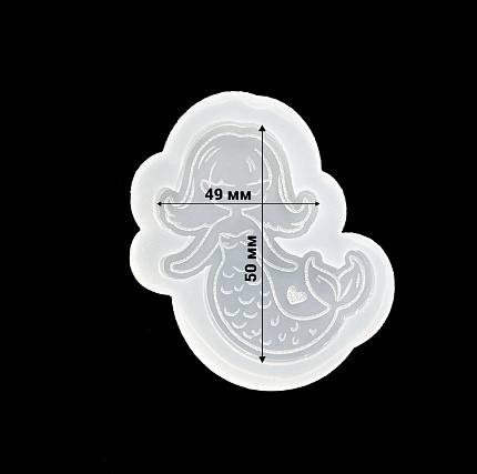 Молд силиконовый "Русалочка" @x.stitching_