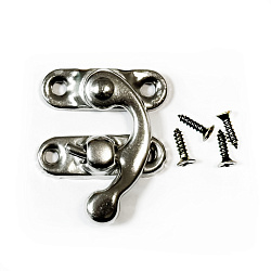 Замок для нард, серебро, размер L