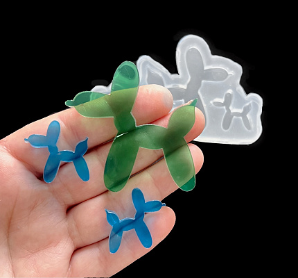 Молд силиконовый "Собаки из шариков"