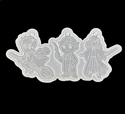 Молд силиконовый "Гарри, Рон, Гермиона"