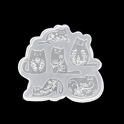 Молд силиконовый "Набор котиков (мини)"