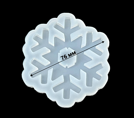 Молд силиконовый "Снежинка-пачка для балерины"