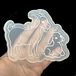 Молд силиконовый "Коза с козленком"