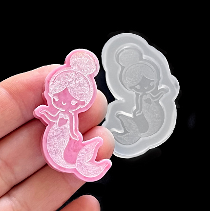 Молд силиконовый "Русалочка" @x.stitching_