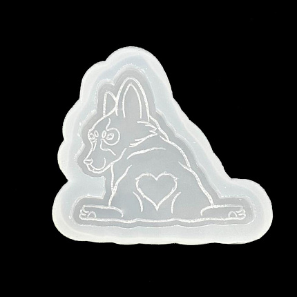 Молд силиконовый "Корги" от @x.stitching_