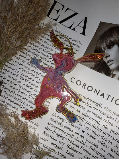 Молд силиконовый "Сумасшедший зайчик"