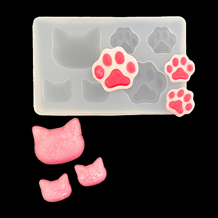 Молд силиконовый "Лапки" (молд матовый)