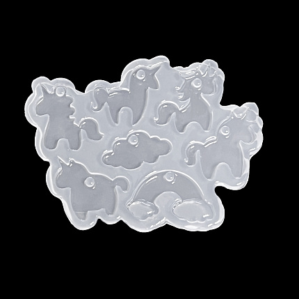 Молд силиконовый "Пегасики" (молд с линзой)