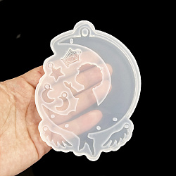 Молд силиконовый "Ангелочек на месяце"