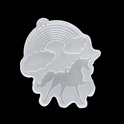 Молд силиконовый "Единорог и радуга"