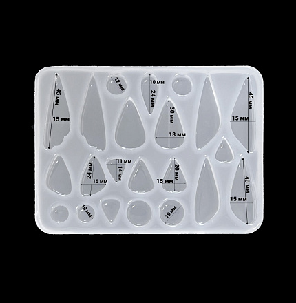 Молд силиконовый "Сборный молд" (молд с линзой)