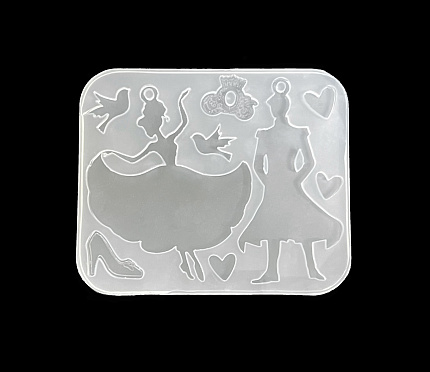 Молд силиконовый "Принцесса с принцем"