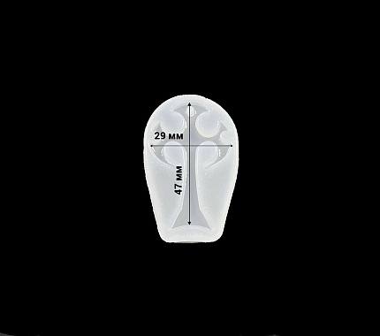 Молд силиконовый "Крестик N3"