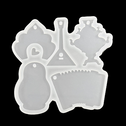 Молд силиконовый "Набор игрушек в русском стиле"