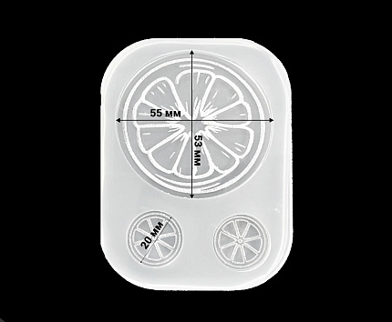 Молд силиконовый "Апельсины с гравировкой N2"