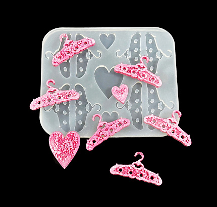 Молд силиконовый "Вешалки маленькие" @x.stitching_