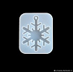 Молд силиконовый "Снежинка большая"