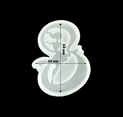 Молд силиконовый "8 марта"