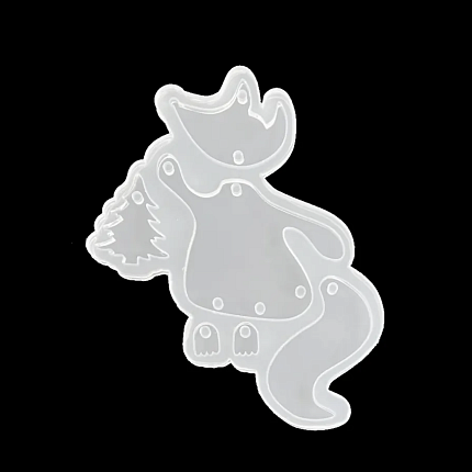 Молд силиконовый "Новогодняя лисичка мини"