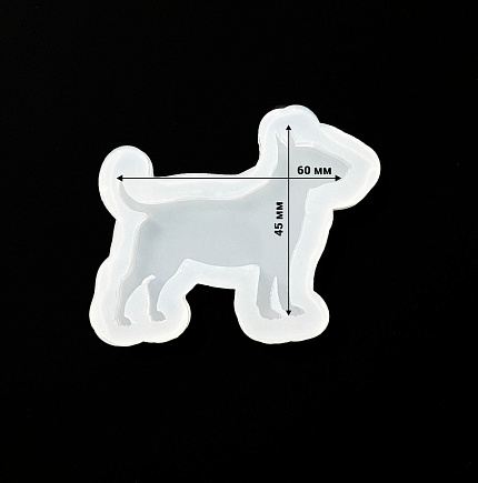 Молд силиконовый "Бультерьер" от @x.stitching_