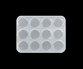 Молд силиконовый "Набор кругов для шашек/нард", размер XL