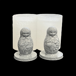 Молд силиконовый "Шахматные фигуры Матрешки (пешки)"