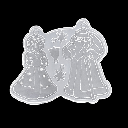 Молд силиконовый "Дед Мороз и Снегурочка"