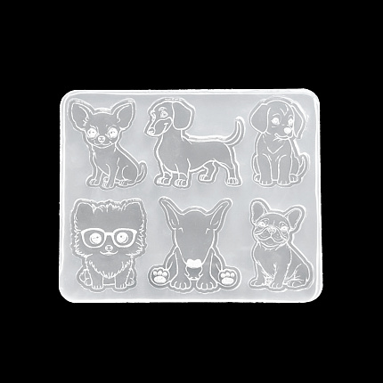 Молд силиконовый "Набор собачек"