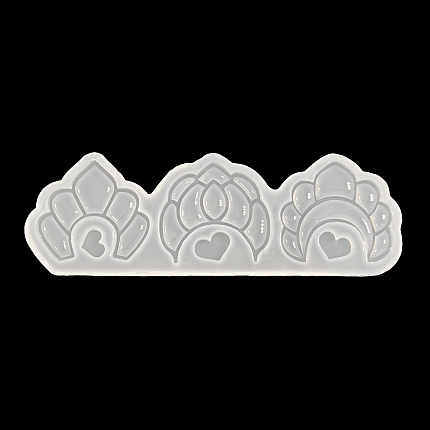 Молд силиконовый "3 кокошника"