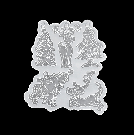 Молд силиконовый "Гринч"