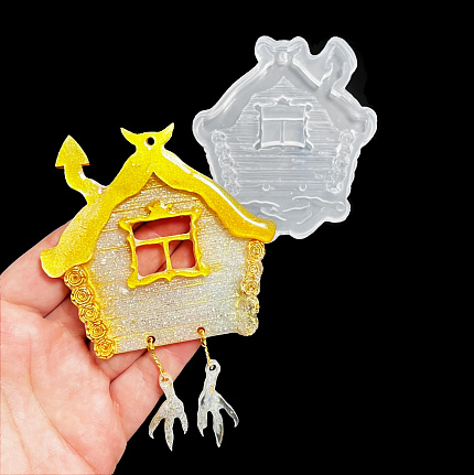 Молд силиконовый "Избушка на курьих ножках", размер S