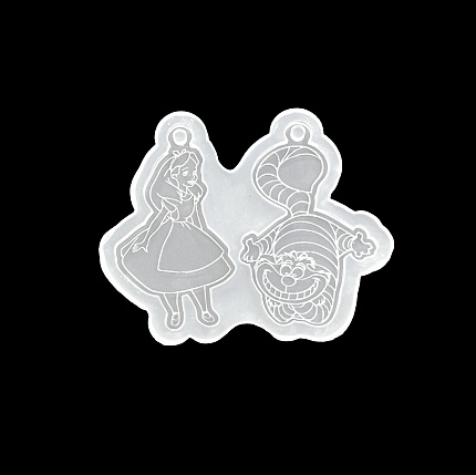 Молд силиконовый "Алиса и Кот"