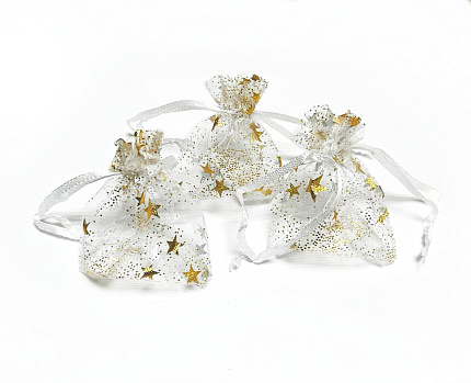 Мешочек из органзы "Звезды"