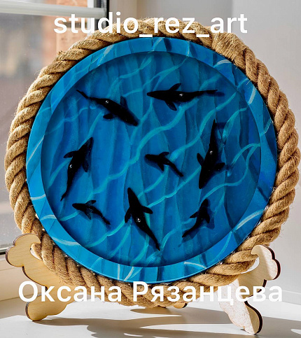 Молд силиконовый "2 акулы"