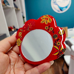 Молд силиконовый "Зеркало "Кокошник", размер мини