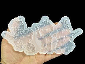 Молд силиконовый "Гарри, Рон, Гермиона"