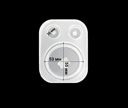 Молд силиконовый "Голубика с гравировкой"