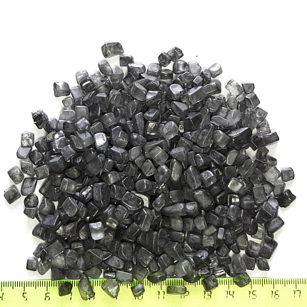 Стеклянная крошка, цвет черный