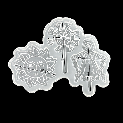 Молд силиконовый "Масленица"