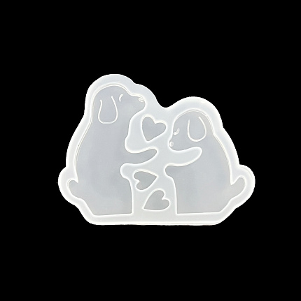 Молд силиконовый "Собачки - неразлучники"