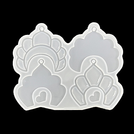 Молд силиконовый "4 кокошника"